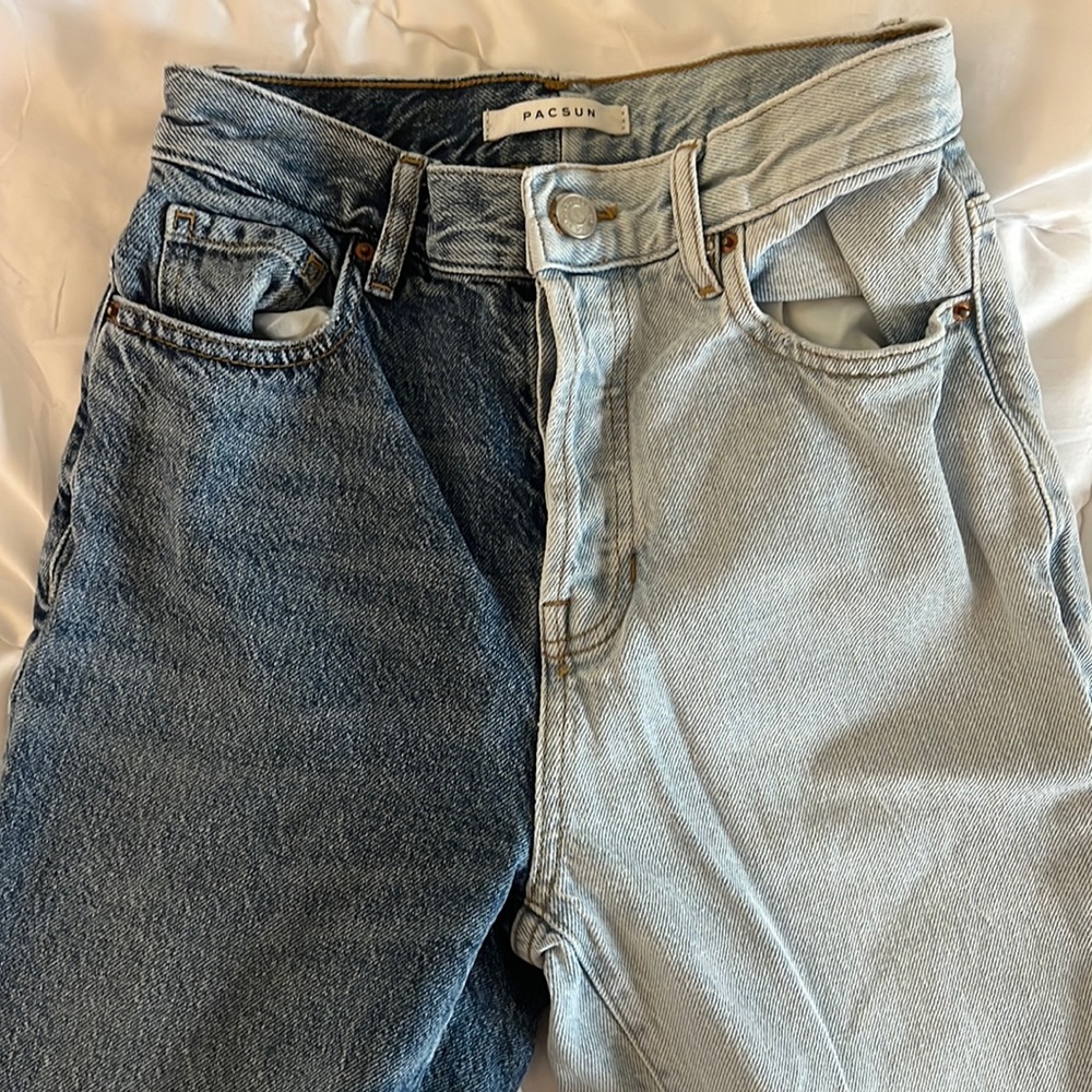 Split color Jeans